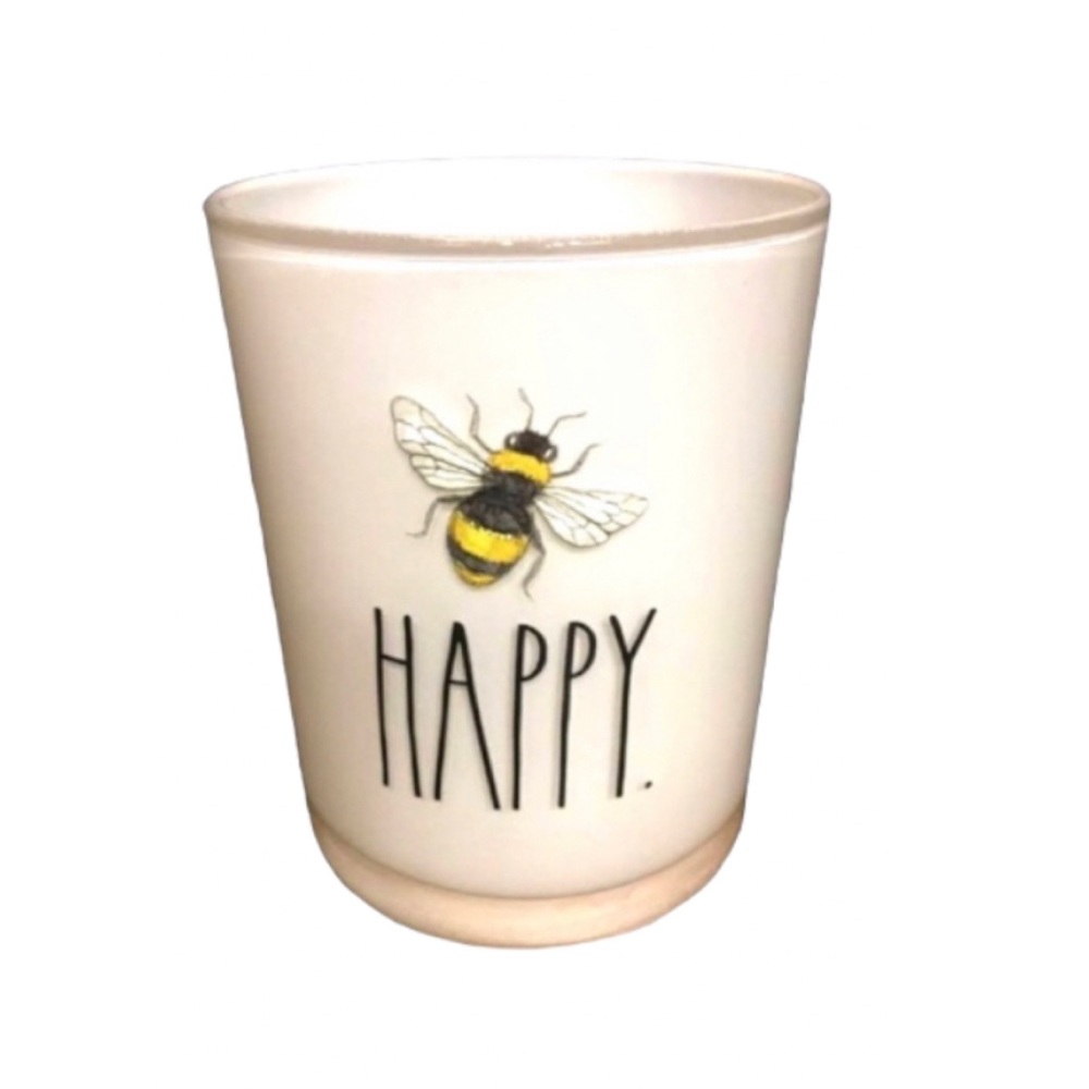 🐝 Rae Dunn 🐝 HAPPY. Make Up Brush Holder